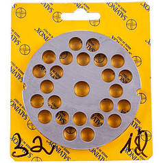 Решітка для м'ясорубки Lame Italia PF3212SM 12mm D=100mm (с 2-мя пазами) Enterprise 32