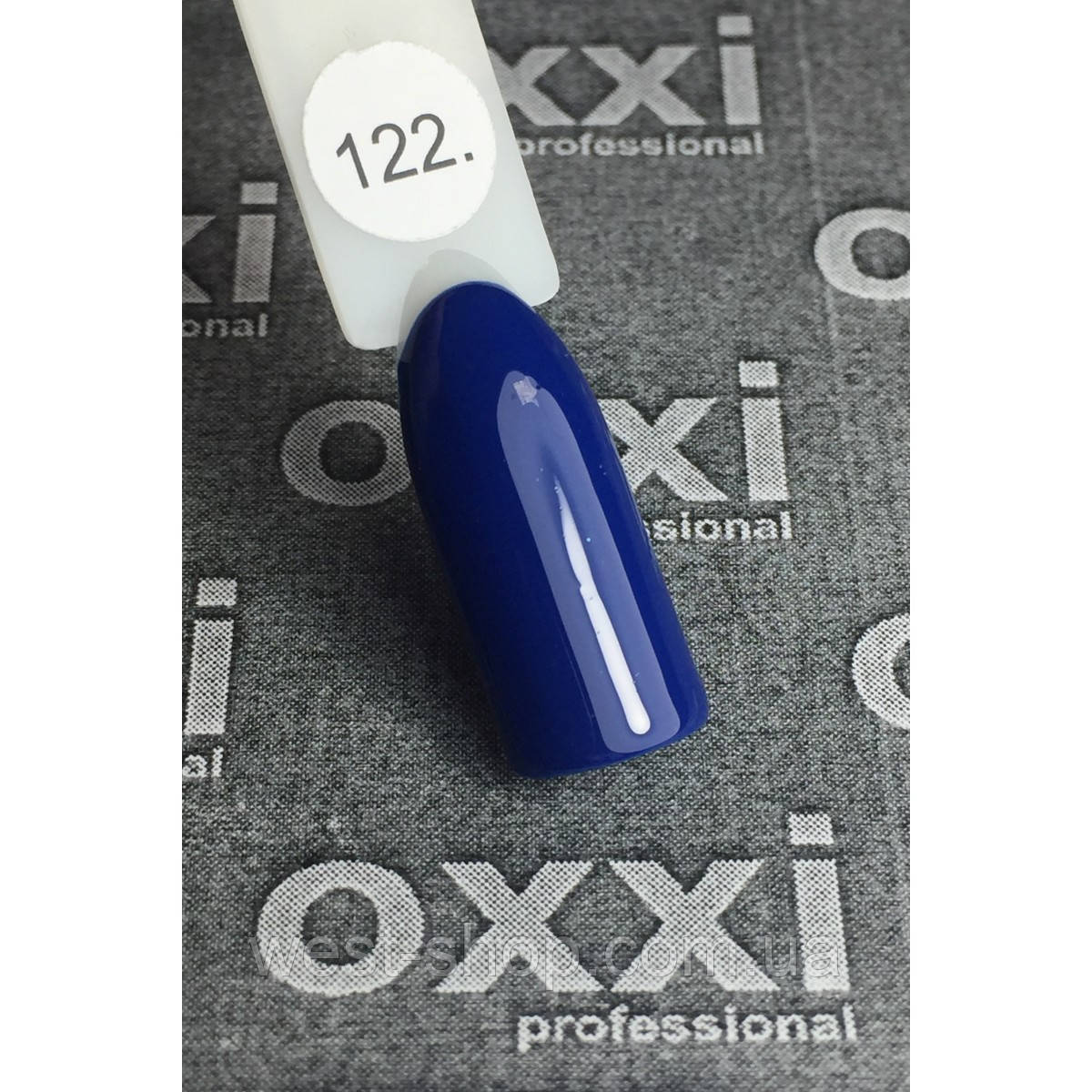 Гель-лак Oxxi No122 (синій, емаль) 8 мл