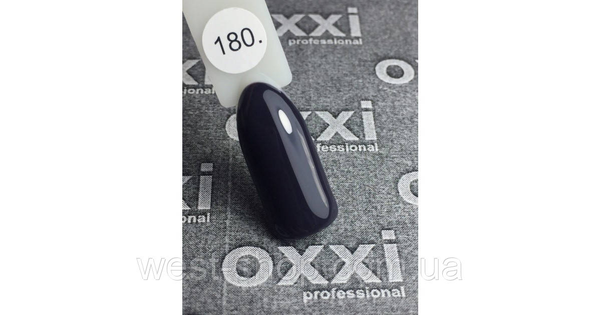 Гель-лак Oxxi No180 (приглушений фіолетово-сірий, емаль) 8 мл