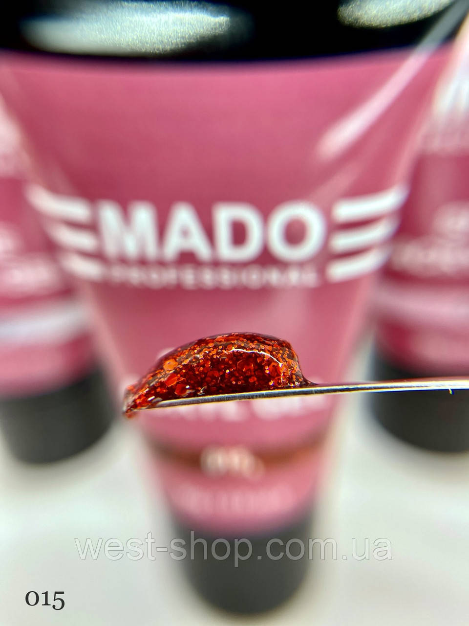 Полігель Mado Acryl Gel No15, 30 мл із шимером