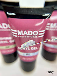 Полігель Mado Acryl Gel No07, 30 мл із шимером