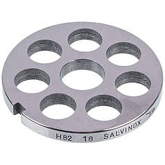 Решітка для м'ясорубки Lame Italia 100780 18mm D=81,6mm (з пазом) Unger H82 (PRH18)