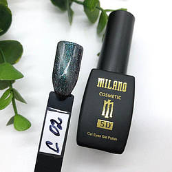 Гель-лак Milano Cat Eyes 5D No02C, 8 мл