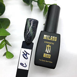 Гель-лак Milano Cat Eyes 5D No04C, 8 мл