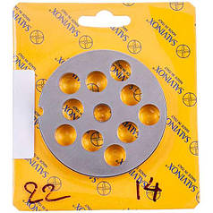 Решітка для м'ясорубки Lame Italia 103132 14mm D=82mm (з пазом) Enterpise 22