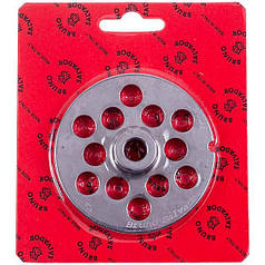 Решітка для м'ясорубки Lame Italia 100280 12mm D=82mm (з центром та пазом) Enterpise 22 (PF2212CM)