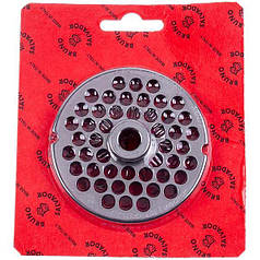 Решітка для м'ясорубки Lame Italia 100270 8mm D=82mm (з центром та двома пазами) Enterpise 22 (PF228CM)