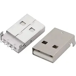 Конектор USB 2.0 ПАПА 4PIN AM 90 ГРАДУСОВ SMT SMD