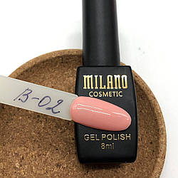 Гель Лак Milano Nude Collection 8 мл, В 02