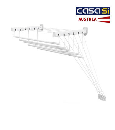 Сушарка для білизни настінно-стельова Casa Si Pick Up 180 White (CS42274X06), фото 1