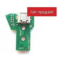 Модуль зарядки micro USB Dualshok 4 JDS-055 (12 Pin)