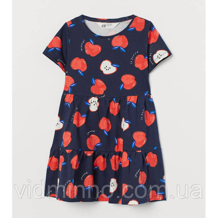 Дитяча сукня плаття Яблука для дівчинки H&M р.92 - 1,5-2 роки /80613/