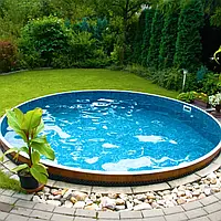 Німецький збірний каркасний басейн (416х120 см) Hobby Pool Milano товщина плівки 0,6 мм