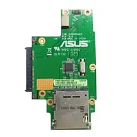 Плата Asus K501 с кард-ридером и разъемом SATA для ноутбука Asus K50AF (Оригинал с разборки) (БУ)