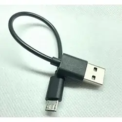 Кабель microUSB для зарядки навушників Black (Оригінал з розбору) (Вживаний)