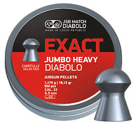 Кулі JSB Exact Jumbo Heavy Diabolo, 1,175 г 500 шт.