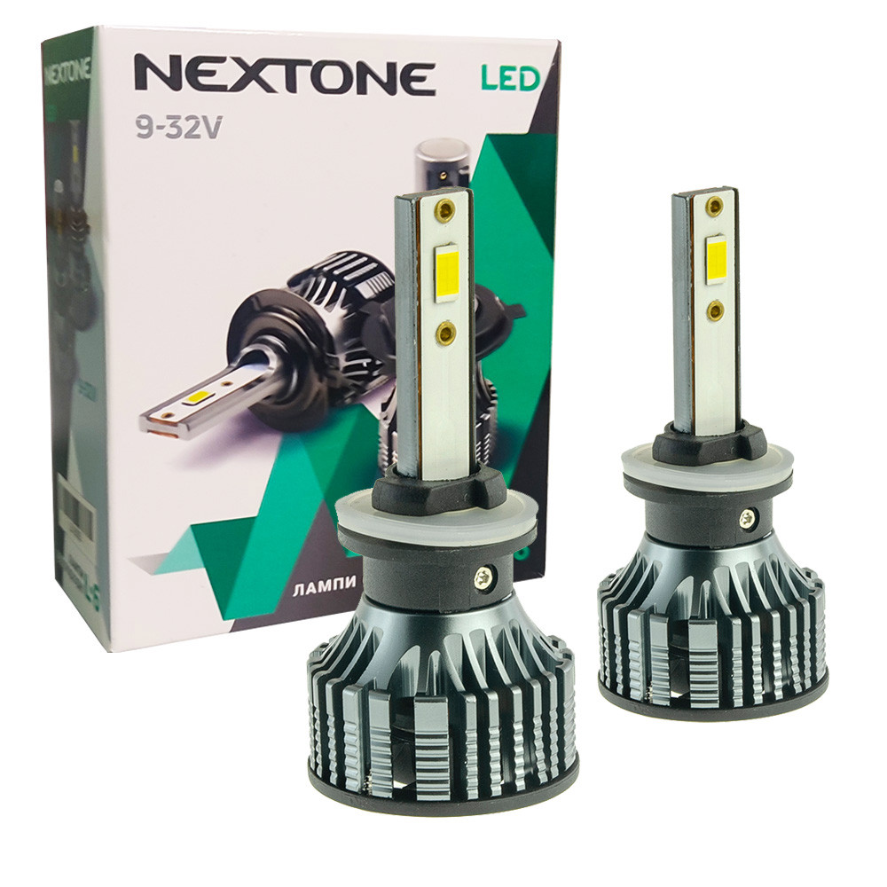Лампа світлодіодна для фар NEXTONE LED L6 H27 5500K 7000LM 2 шт комплект, фото 1