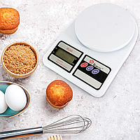 Электронные кухонные весы MS-400 до 10 кг / Настольные весы кухонные с плоской платформой