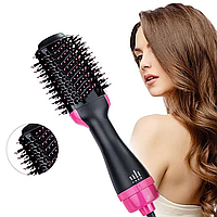 Фен-щетка для волос 3в1 One Step Hair Dryer, 1000Вт / Электрический фен браш для укладки волос / Стайлер