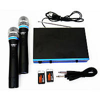Профессиональная радиосистема + 2 беспроводных микрофона DM UWP-200 XL / Микрофоны для вокала