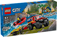 LEGO [[60412]] лего City Пожарный внедорожник со спасательной лодкой [[60412]]