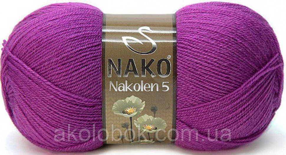 Турецька пряжа для в'язання Nako Nakolen 5 (наколін 5) 6637