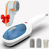 Ручной отпариватель щетка для одежды Tobi (Тоби) Steam Brush + Подарок Машинка для снятия катышков GM231