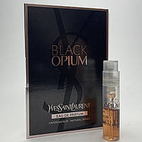 Пробник Yves Saint Laurent YSL Black Opium EDP 1.2мл Ив Сен Сент Лоран Блек Опиум Оригинал