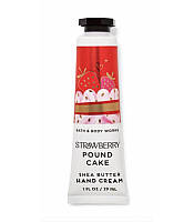 Крем для рук с маслом ши Bath & Body Works Hand Cream Strawberry Pound Cake 29 мл