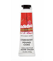 Крем для рук з олією ши Bath&Body Works Hand Cream Strawberry Pound Cake 29 мл