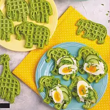 Вафельниця RAF Waffle Maker-Animals 1600Вт із фігурками тварин YU227, фото 4