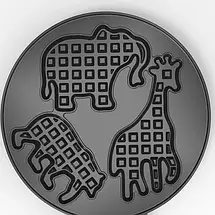 Вафельниця RAF Waffle Maker-Animals 1600Вт із фігурками тварин YU227, фото 6
