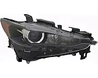 Фара правая Mazda CX-5 17- USA (TYC) LED, желтая вставка KL2J-51-031C