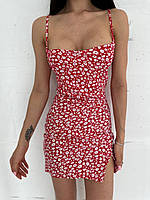 Жіноча літня сукня сарафан Мод.26/ мр 167 плаття вільного крою міні штапель (42-44,46-48 розмір)