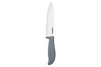 ARDESTO Нож керамический поварской Fresh 27.5 см, серый, керамика/пластик