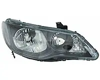 Фара правая Honda Civic 4D 09-11 седан (TYC) эл. рег., черная 33101SNBG51