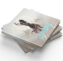 Скетчбук 48арк інтегральна обкладинка Аркуш 1В2099  195*195 Аніме