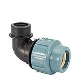 Коліно "20х3/4" різь внутрішнє для поліетиленових труб ПНД", фото 3