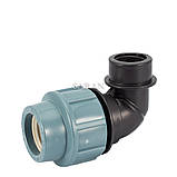 Коліно "32х1/2" різь внутрішнє для поліетиленових труб ПД", фото 3