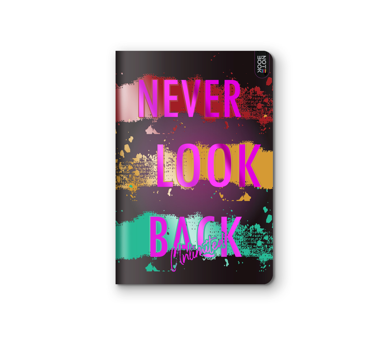 Блокнот В6 Аркуш клітинка 48арк 120*165мм "Never look back" 1В2333