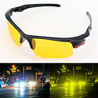 Антибликовые очки антифары для автомобилистов Желтые / Тактические очки с желтыми линзами