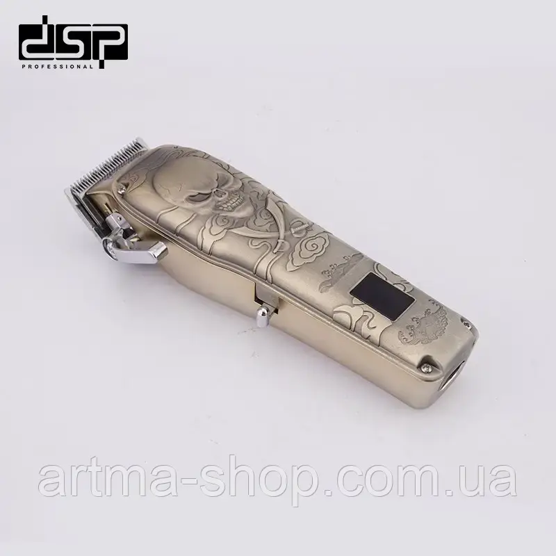 Машинка для стрижки волосся DSP Потужність 12 Вт, 4 насадки, золотистий (91032)