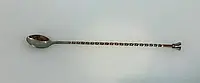Спиральная барная ложка с мадлером 30 см empire м-2596
