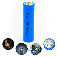 Литиевая батарея аккумулятор 1 шт, 7800 мАч, 3,7 V, 18650 / Аккумуляторная перезаряжаемая батарейка