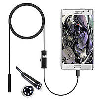 Камера эндоскоп Android and PC Endoscope, гибкая USB-камера (2,2 метра) / Эндоскоп для труднодоступных мест