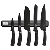 Набор ножей 6 предметов black silver collection berlinger haus bh-2536