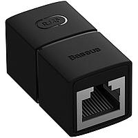 Удлинитель сетевого кабеля RJ45 Baseus 1000 МБ/с Ethernet-адаптера Black (B00131100111-00)