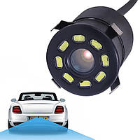 Врезная камера заднего вида для парковки авто / Автомобильная камера с диодной подсветкой