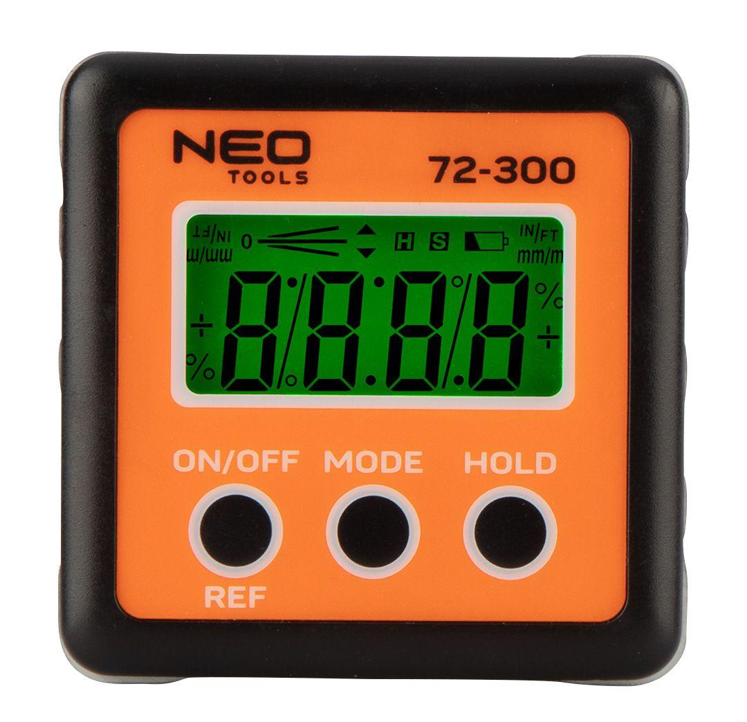 Neo Tools Угломер, ±0.1град, 4 единицы измерений, магнит - фото 8 - id-p2118300799