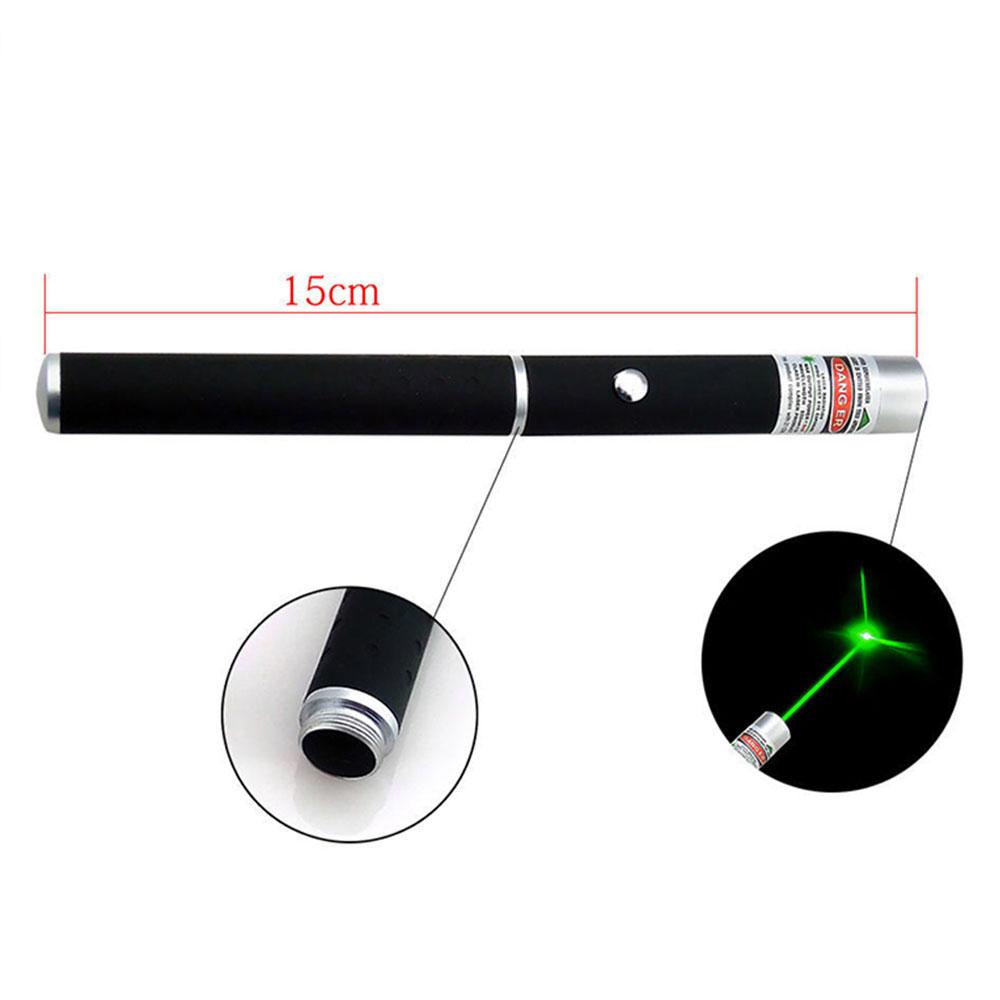 Мощная лазерная указка на батарейках с насадками до 10 км, 100 W, Зеленая / Точечный лазерный светильник - фото 9 - id-p2118393132